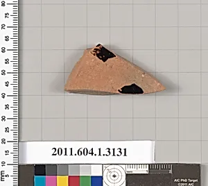 Terracotta fragment of a kylix (drinking cup)