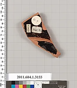 Terracotta fragment of a kylix (drinking cup)