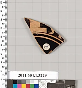 Terracotta fragment of a kylix (drinking cup)