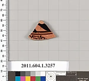 Terracotta fragment of a kylix (drinking cup)