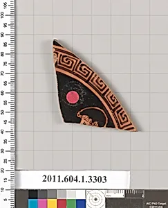 Terracotta fragment of a kylix (drinking cup)