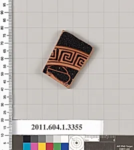 Terracotta fragment of a kylix (drinking cup)