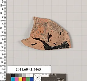Terracotta fragment of a kylix (drinking cup)
