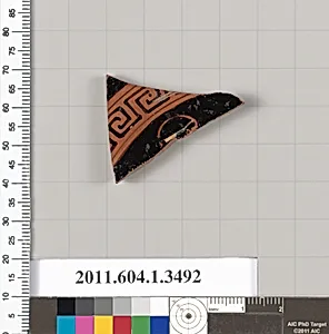 Terracotta fragment of a kylix (drinking cup)