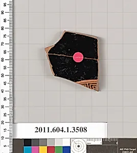 Terracotta fragment of a kylix (drinking cup)