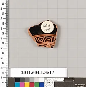 Terracotta fragment of a kylix (drinking cup)