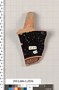 Terracotta fragment of a kylix (drinking cup)