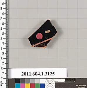 Terracotta fragment of a kylix (drinking cup)