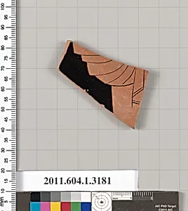 Terracotta fragment of a kylix (drinking cup)