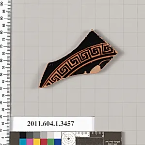 Terracotta fragment of a kylix (drinking cup)