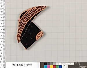 Terracotta fragment of a kylix (drinking cup)