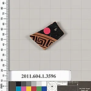 Terracotta fragment of a kylix (drinking cup)