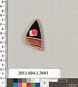 Terracotta fragment of a kylix (drinking cup)