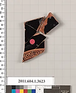 Terracotta fragment of a kylix (drinking cup)