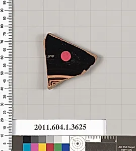 Terracotta fragment of a kylix (drinking cup)