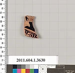Terracotta fragment of a kylix (drinking cup)