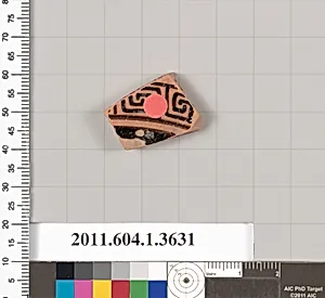 Terracotta fragment of a kylix (drinking cup)