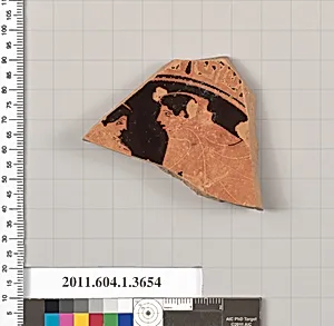 Terracotta fragment of a kylix (drinking cup)