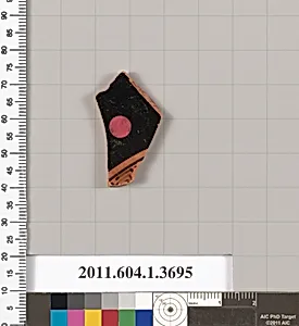 Terracotta fragment of a kylix (drinking cup)