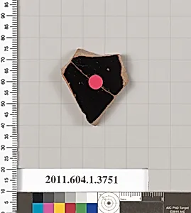 Terracotta fragment of a kylix (drinking cup)