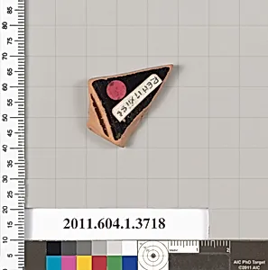 Terracotta fragment of a kylix (drinking cup)