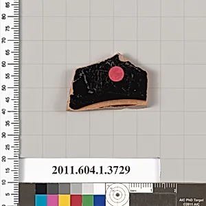 Terracotta fragment of a kylix (drinking cup)