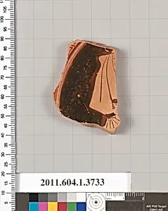 Terracotta fragment of a kylix (drinking cup)