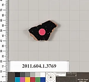 Terracotta fragment of a kylix (drinking cup)