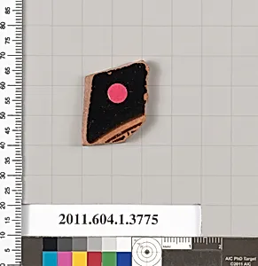 Terracotta fragment of a kylix (drinking cup)