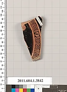 Terracotta fragment of a kylix (drinking cup)