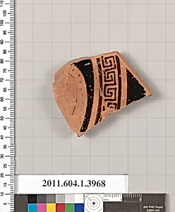 Terracotta fragment of a kylix (drinking cup)