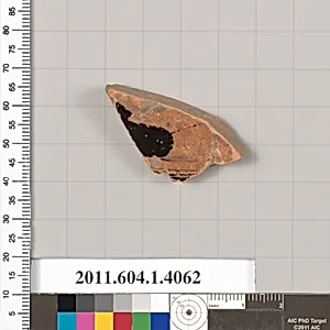 Terracotta fragment of a kylix (drinking cup)