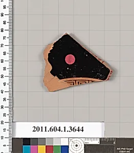 Terracotta fragment of a kylix (drinking cup)