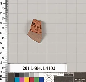 Terracotta fragment of a kylix (drinking cup)