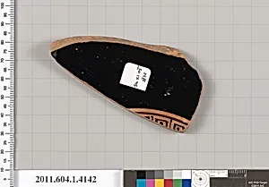Terracotta fragment of a kylix (drinking cup)