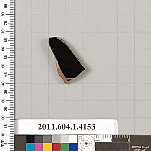 Terracotta fragment of a kylix (drinking cup)