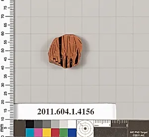 Terracotta fragment of a kylix (drinking cup)