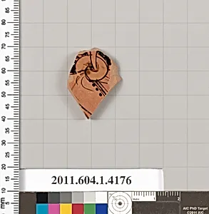 Terracotta fragment of a kylix (drinking cup)
