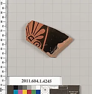 Terracotta fragment of a kylix (drinking cup)