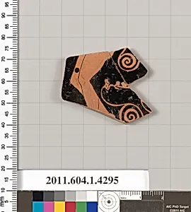 Terracotta fragment of a kylix (drinking cup)