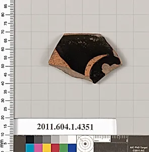 Terracotta fragment of a kylix (drinking cup)