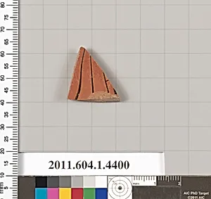 Terracotta fragment of a kylix (drinking cup)