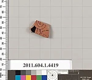 Terracotta fragment of a kylix (drinking cup)