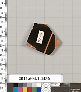 Terracotta fragment of a kylix (drinking cup)