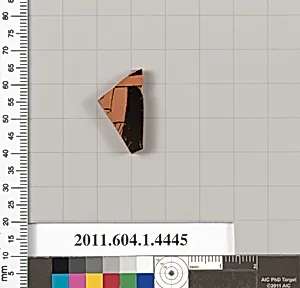Terracotta fragment of a kylix (drinking cup)