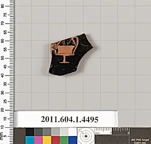 Terracotta fragment of a kylix (drinking cup)