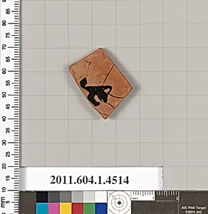 Terracotta fragment of a kylix (drinking cup)
