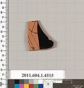 Terracotta fragment of a kylix (drinking cup)