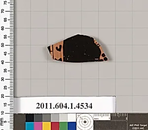 Terracotta fragment of a kylix (drinking cup)