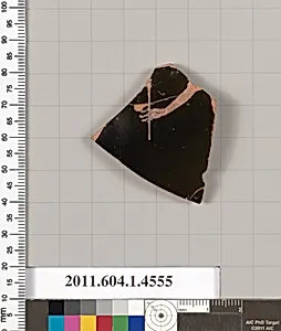 Terracotta fragment of a kylix (drinking cup)